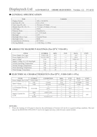 128240C FC BW-RGB Datasheet Page 3