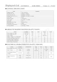 64128L FC BW-3 Datasheet Page 3