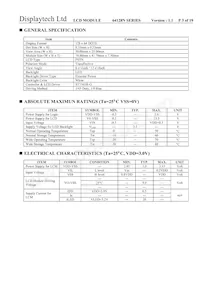 64128N FCBW-3LP Datasheet Page 3
