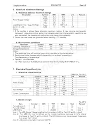 DT070BTFT Datasheet Pagina 7