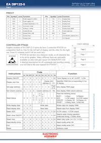 EA DIP122-5HNLED Datasheet Page 2