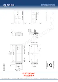 EA DIP122-5HNLED Datasheet Pagina 4