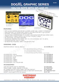 EA DOGXL160L-7 Datasheet Cover