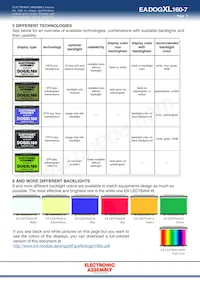 EA DOGXL160L-7 Datasheet Page 3