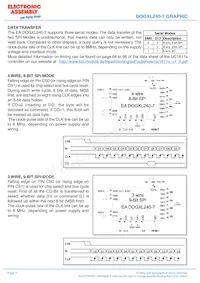 EA DOGXL240B-7 Datasheet Pagina 4
