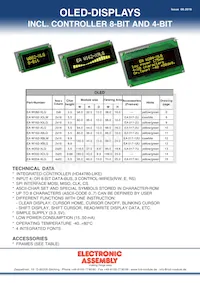 EA W162-XBLW Datasheet Cover