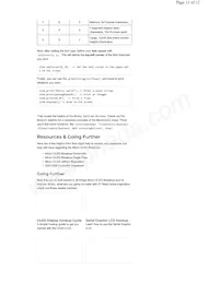 LCD-13003 Datasheet Pagina 11