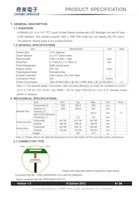 LCD-OLINUXINO-15.6FHD Datasheet Page 4