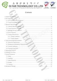 LCD-OLINUXINO-4.3TS Datasheet Page 3