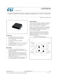 LCP1521S Datasheet Cover