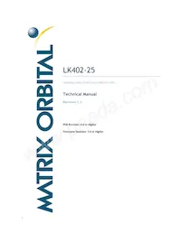 LK402-25-VPT Datasheet Cover