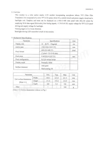LQ084V1DG43 Datasheet Page 4