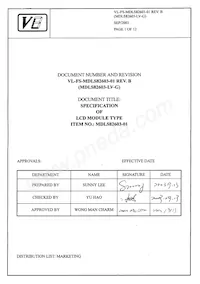 MDLS-82603-LV-G Datasheet Copertura