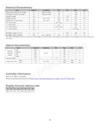 NHD-0108FZ-FL-YBW-33V3 Datasheet Page 5