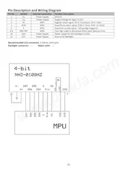 NHD-0108HZ-FSW-GBW Datasheet Page 4