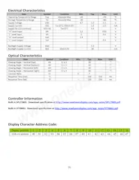 NHD-0116GZ-FSO-FBW Datasheet Page 5