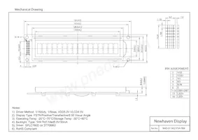 NHD-0116GZ-FSR-FBW Datasheet Pagina 3