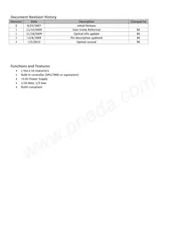 NHD-0116GZ-NSPG-FBW Datasheet Page 2