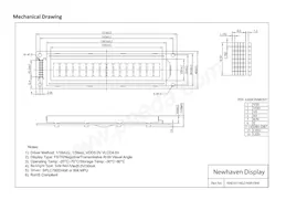 NHD-0116GZ-NSR-FBW Datasheet Page 3