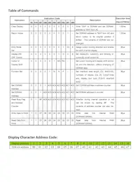 NHD-0116GZ-NSR-FBW Datasheet Page 6