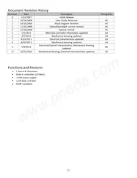 NHD-0208AZ-FL-GBW Datasheet Page 2