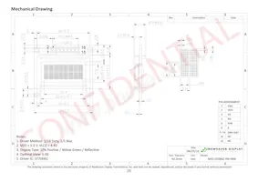 NHD-0208AZ-RN-YBW Datasheet Page 3