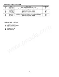 NHD-0208AZ-RN-YBW-33V Datasheet Page 2