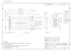 NHD-0208BZ-FL-GBW Datasheet Page 3
