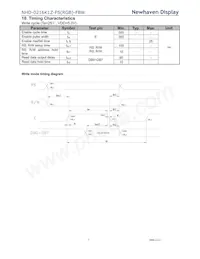 NHD-0216K1Z-FS(RGB)-FBW Datasheet Page 7