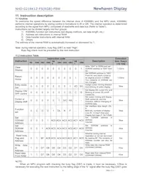 NHD-0216K1Z-FS(RGB)-FBW Datasheet Page 9