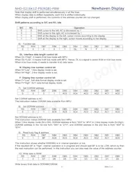 NHD-0216K1Z-FS(RGB)-FBW Datasheet Page 11