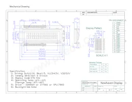 NHD-0216K1Z-FSA-GBW-L Datasheet Page 3