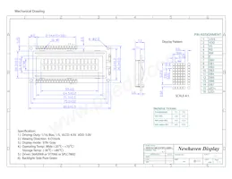 NHD-0216K1Z-FSPG-GBW-L Datasheet Page 3