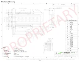 NHD-0216K1Z-FSW-FTW-FB1 Datasheet Page 3