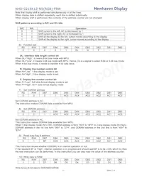 NHD-0216K1Z-NS(RGB)-FBW Datasheet Page 11