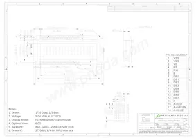 NHD-0216K1Z-NS(RGB)-FBW-REV1 Datasheet Page 3