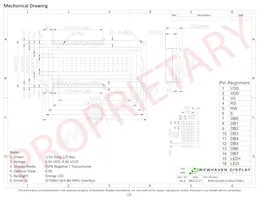 NHD-0216K1Z-NSO-FBW-L Datasheet Page 3