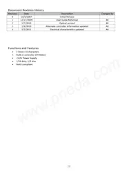 NHD-0216K1Z-NSPG-FBW-L Datasheet Page 2