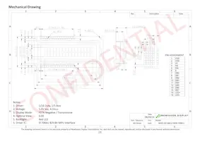 NHD-0216K1Z-NSR-FBW-L Datasheet Page 3