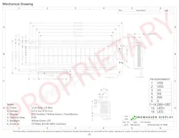 NHD-0216SZ-FL-YBW Datasheet Page 3