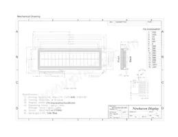 NHD-0216SZ-FSB-GBW Datasheet Page 3