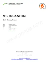 NHD-0216SZW-BG5 Cover