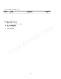 NHD-0216T2Z-FSY-YBW-P Datasheet Page 2