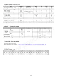 NHD-0220DZ-FL-YBW Datasheet Page 5