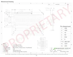 NHD-0220GZ-FL-YBW Datenblatt Seite 3