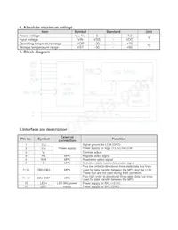 NHD-0416B1Z-FSPG-YBW-L-3V Datasheet Pagina 5