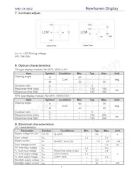 NHD-0416B1Z-FSPG-YBW-L-3V Datasheet Pagina 6