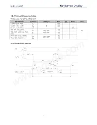 NHD-0416B1Z-FSPG-YBW-L-3V數據表 頁面 7