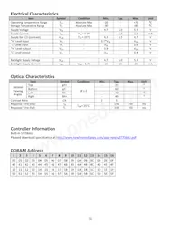 NHD-0416BZ-NSW-BBW Datasheet Page 5