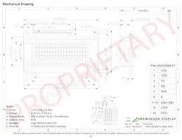 NHD-0420AZ-FL-GBW-33V3 Datasheet Page 3